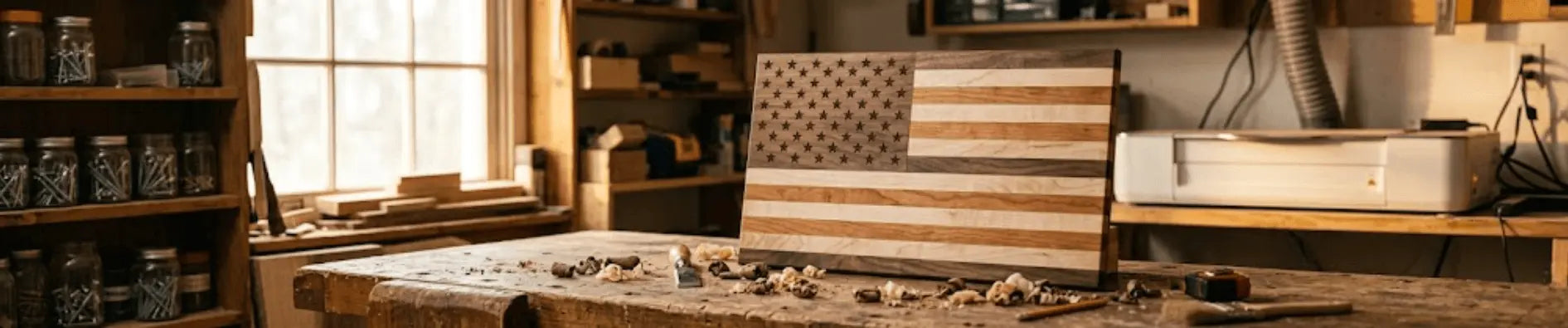 american flag wood projects
