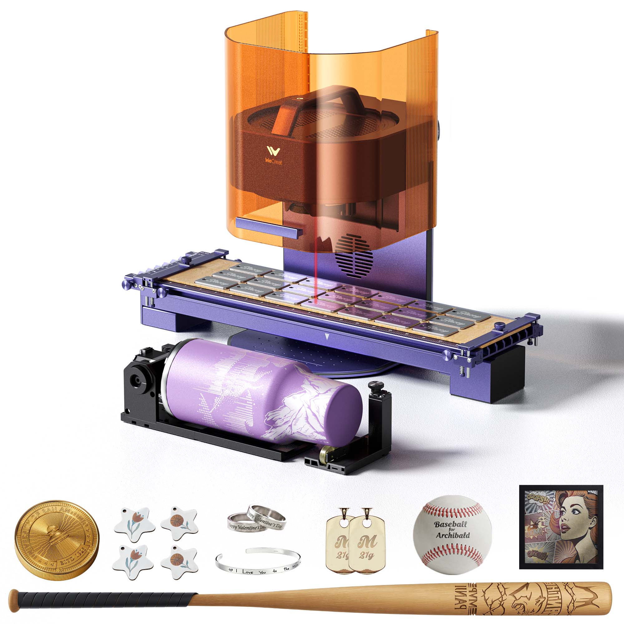 WeCreat Lumos 3W IR & 10W Diode Portable Laser Engraver