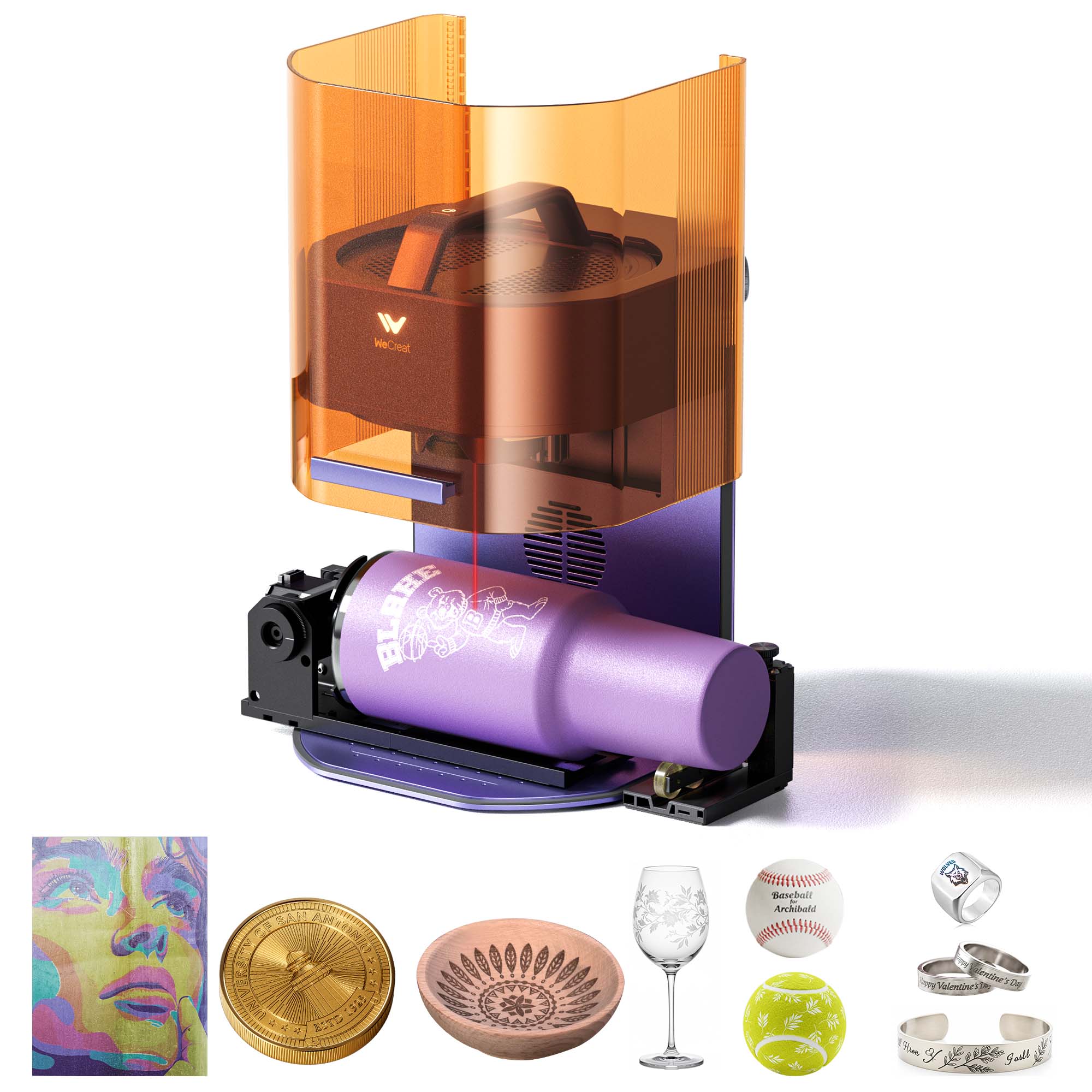 WeCreat Lumos 3W IR & 10W Diode Portable Laser Engraver