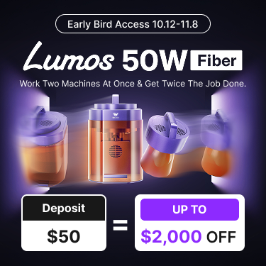 WeCreat Lumos 50W Fiber Deposit
