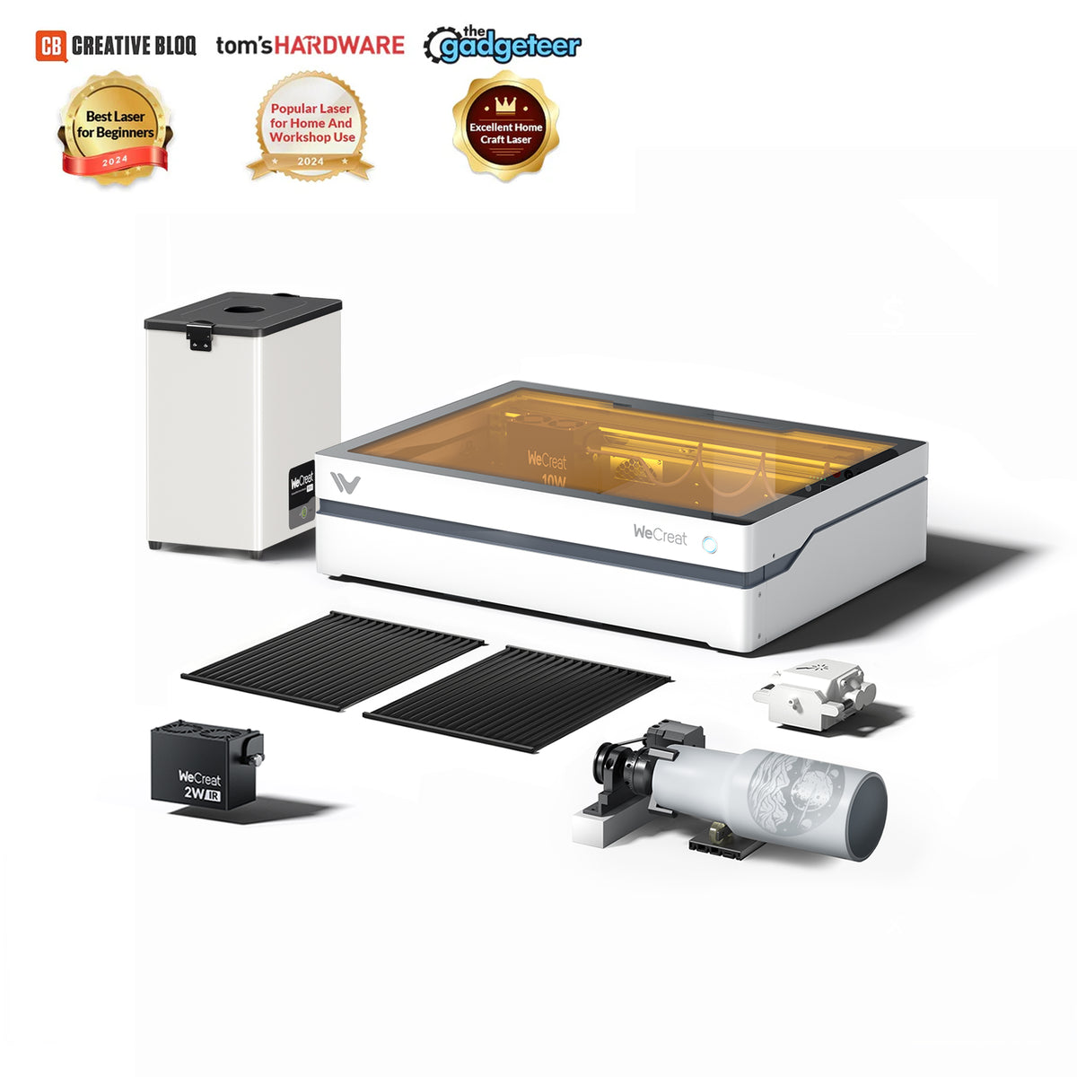 wecreat vista 10w with fume extractor