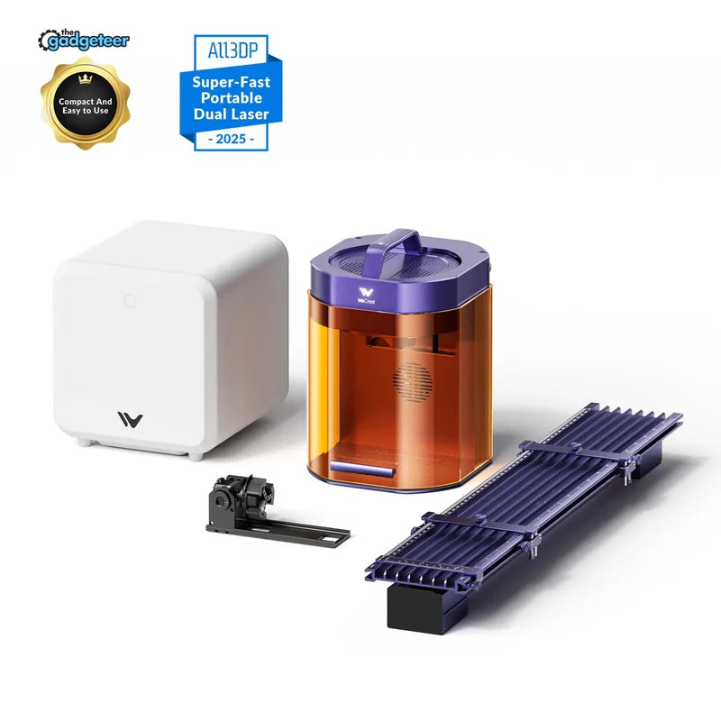 WeCreat Lumos 3W IR & 10W Diode Portable Dual Laser Engraver
