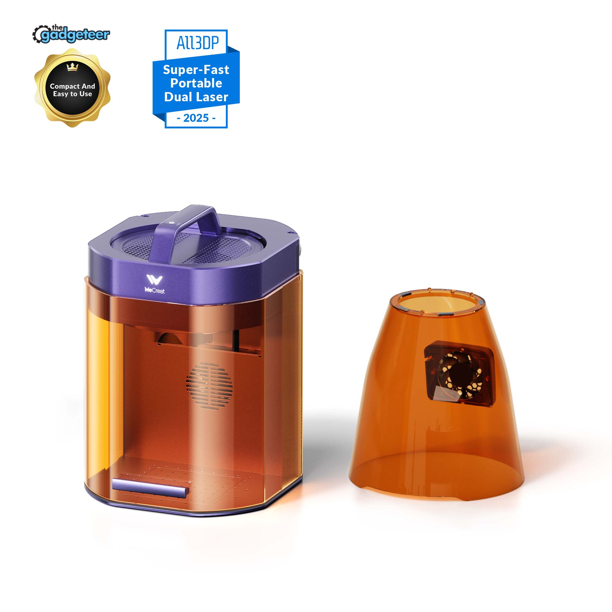 WeCreat Lumos 3W IR & 10W Diode Portable Laser Engraver