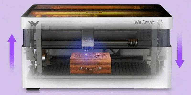 auto-lifting laser engraver