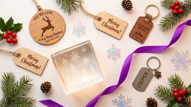 christmas crafts with laser engraver