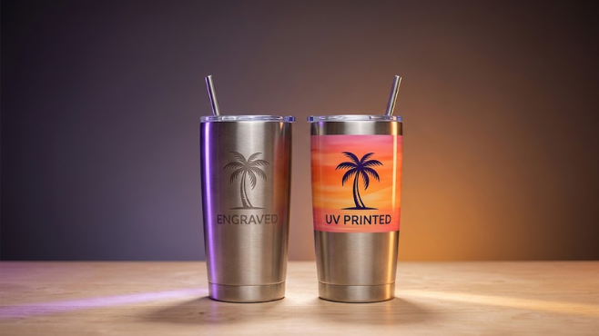 uv printer vs laser engraver