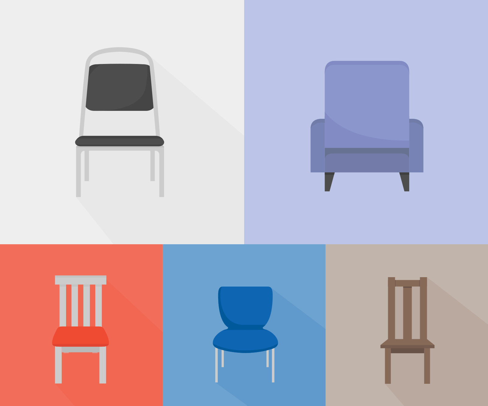 Chairs of different kinds