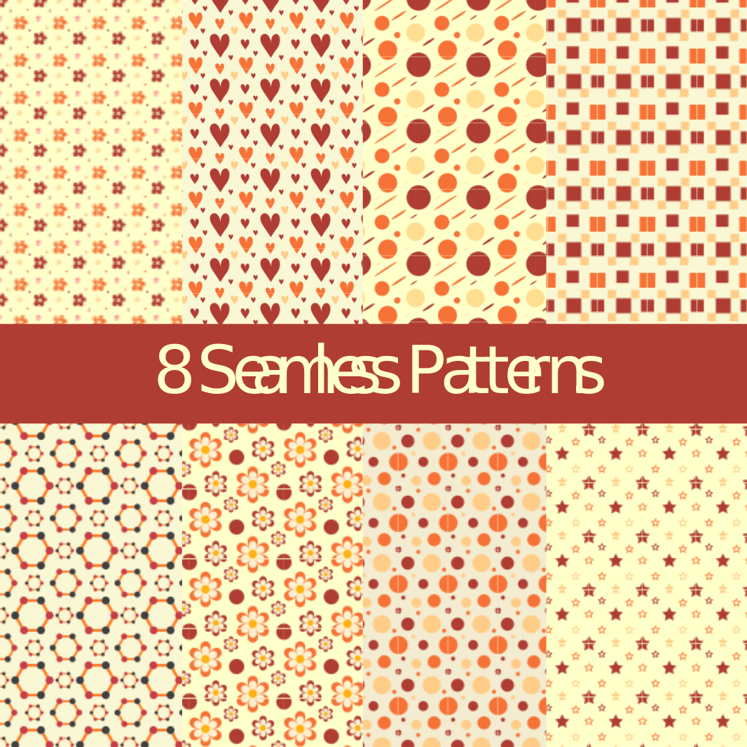8 Seamless Patterns