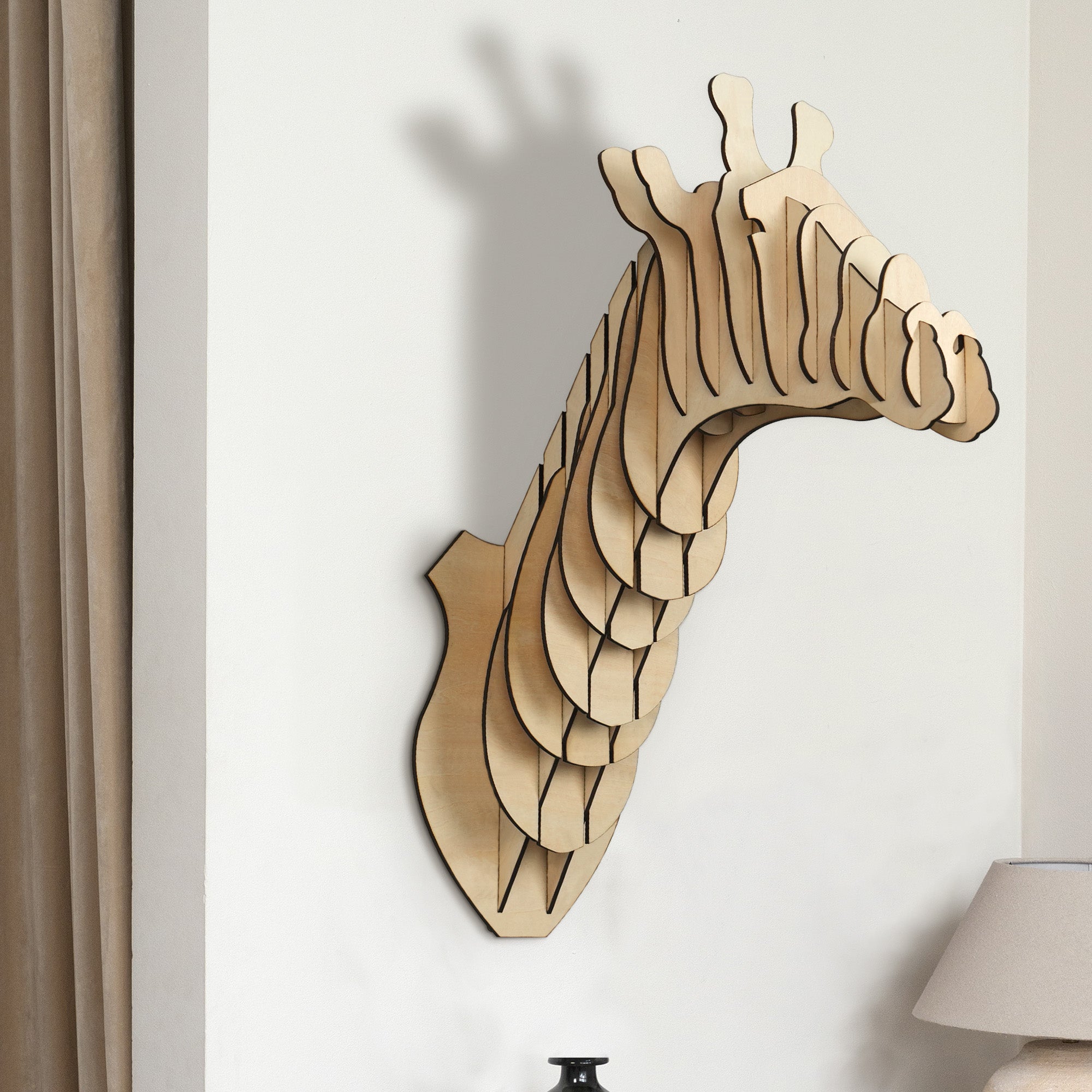 Horse Head Puzzle Wall Hanging Decor