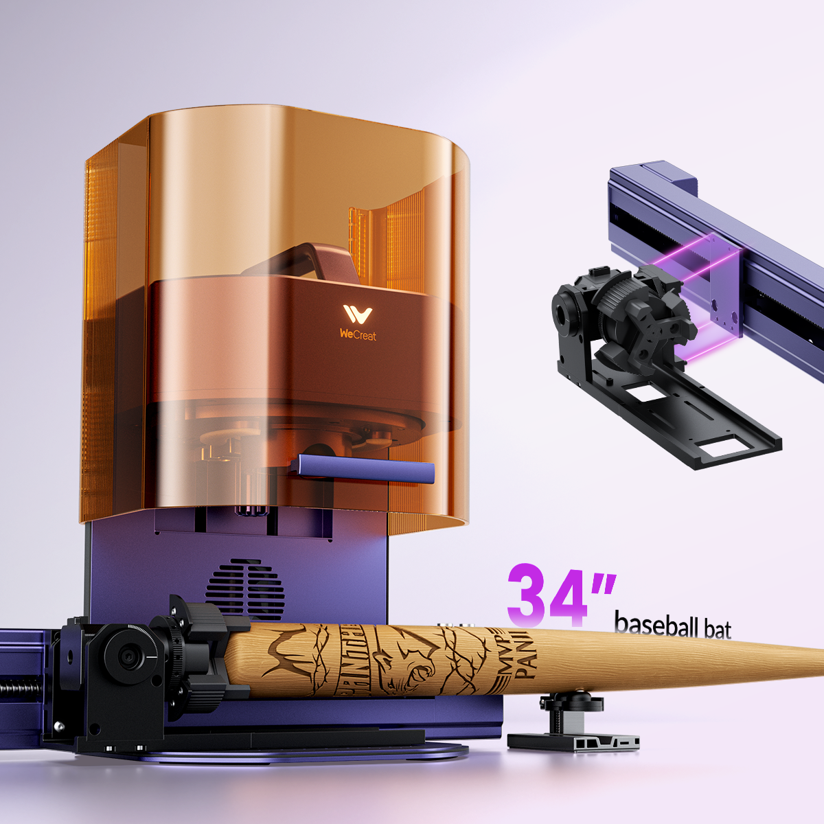 WeCreat Lumos 3W IR & 10W Diode Portable Laser Engraver