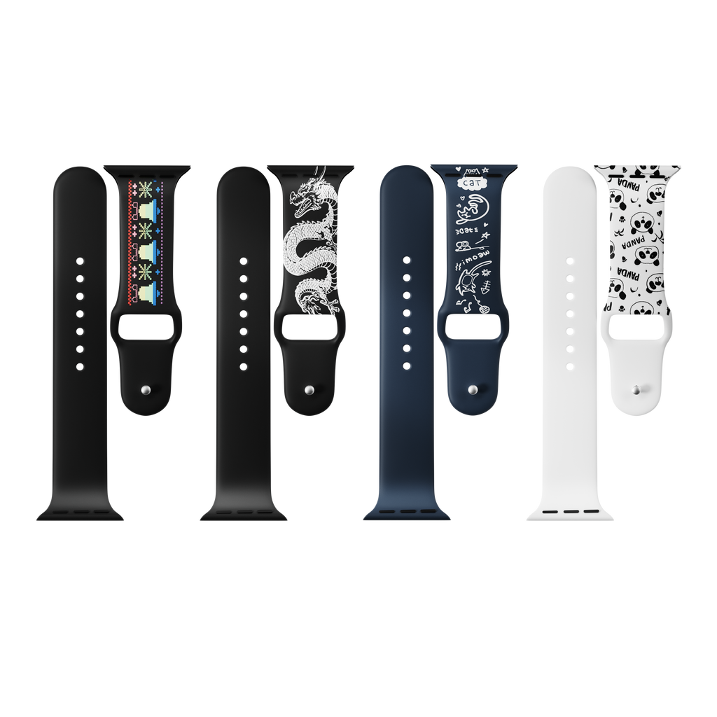 Dual layer Silicone Watch Band