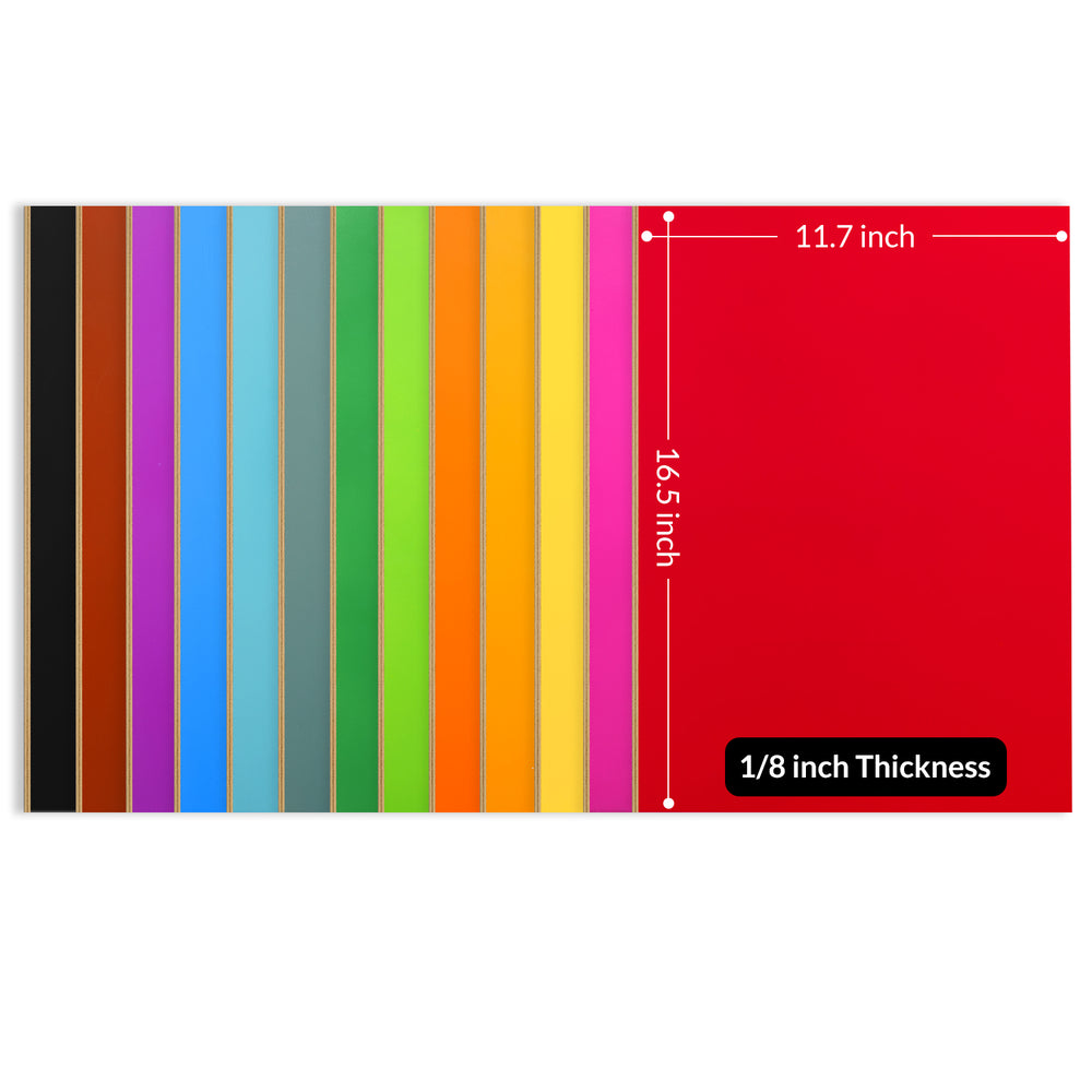 WeCreat Single-sided UV Ink Printed Solid Color Plywood