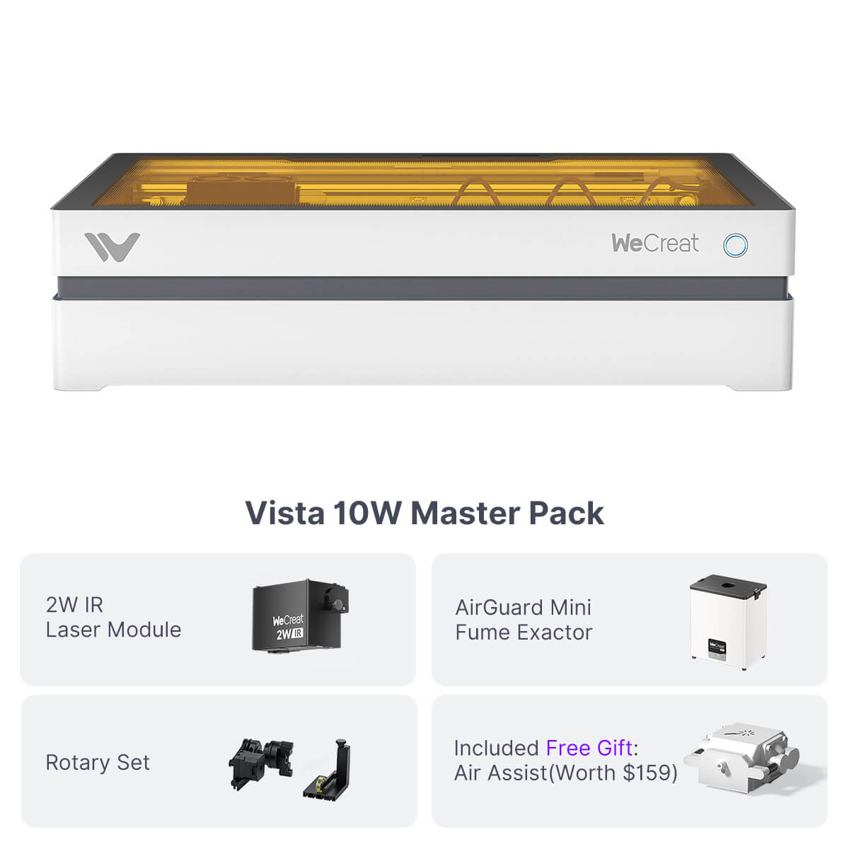 WeCreat Vista 10W Diode Laser Engraver
