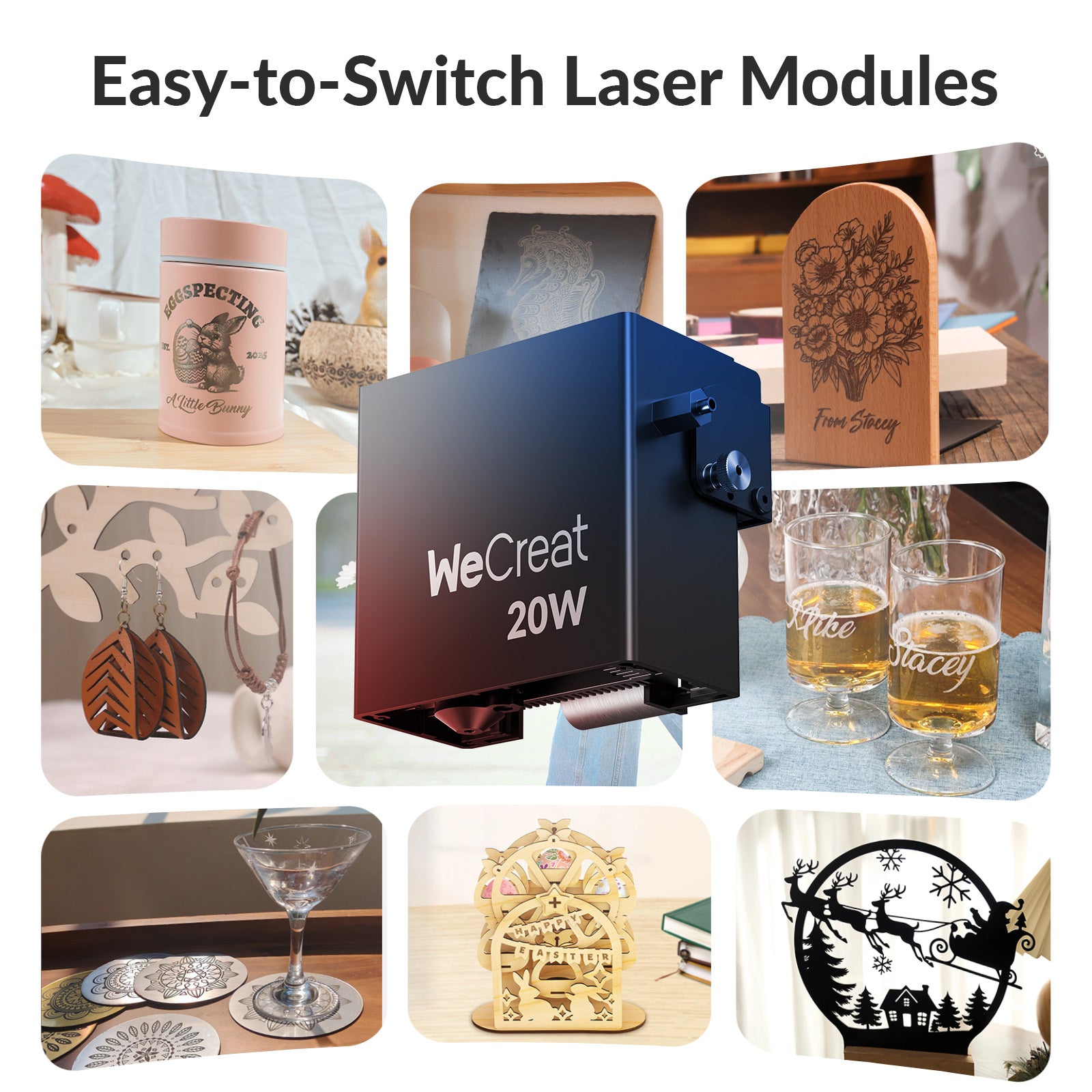 WeCreat 20W Diode Laser Module for Vista