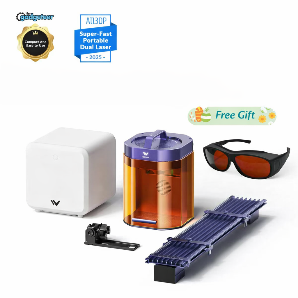 WeCreat Lumos 3W IR & 10W Diode Portable Laser Engraver