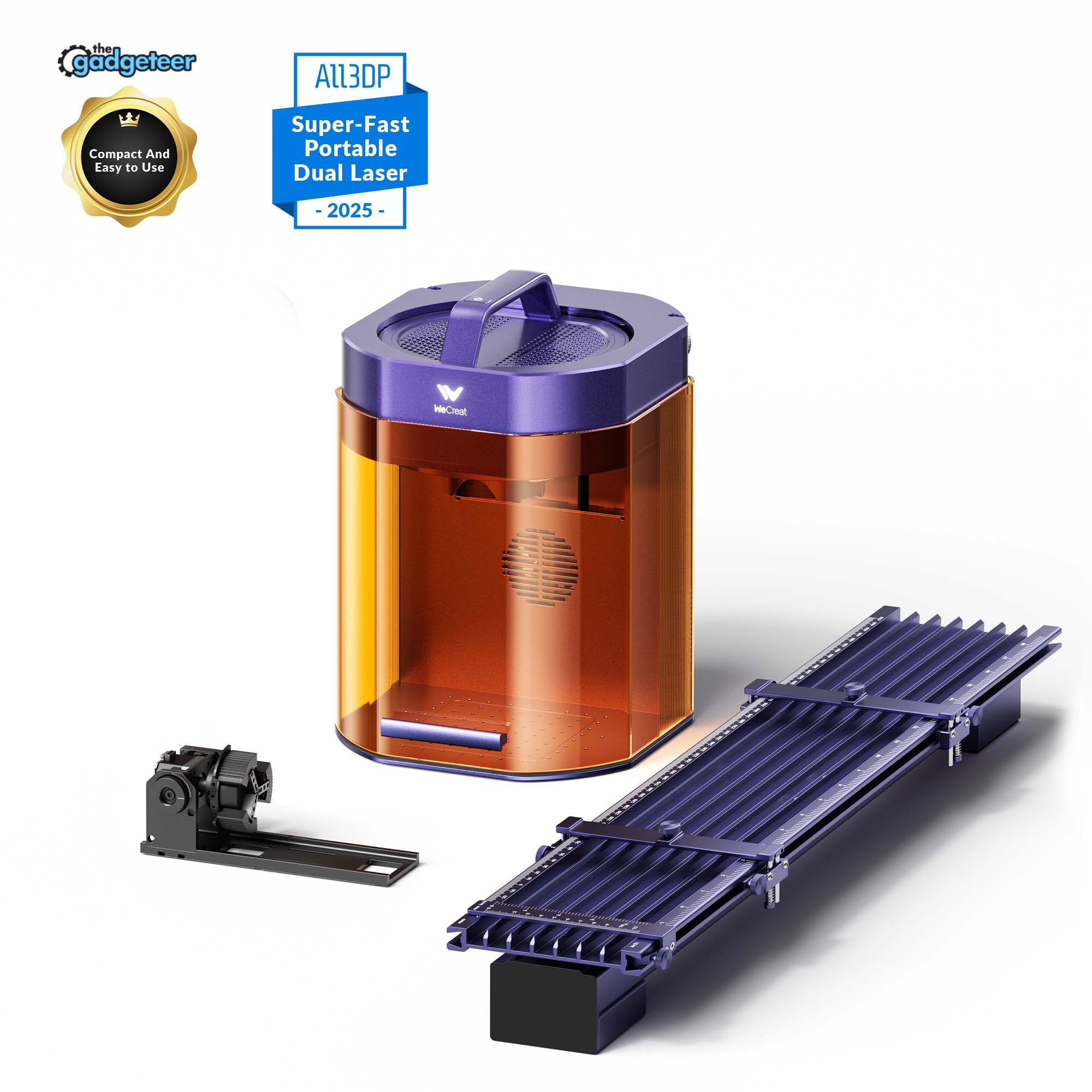 WeCreat Lumos 3W IR & 10W Diode Portable Laser Engraver