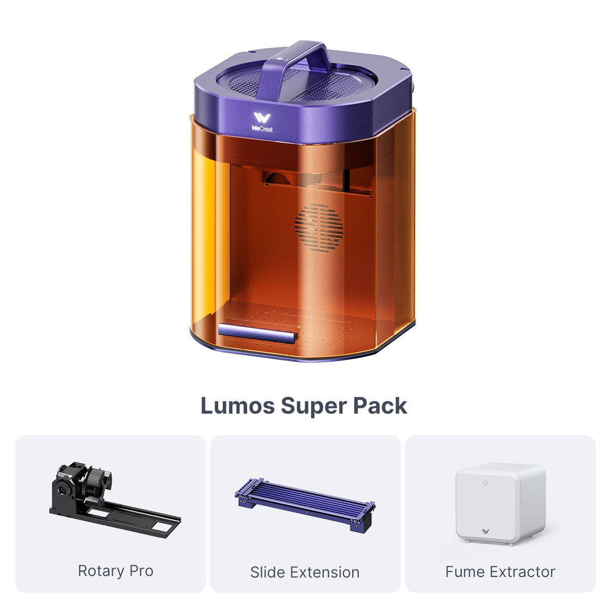 WeCreat Lumos 3W IR & 10W Diode Portable Dual Laser Engraver