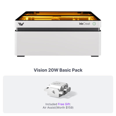 WeCreat Vision 20W Diode Laser Cutter Engraver