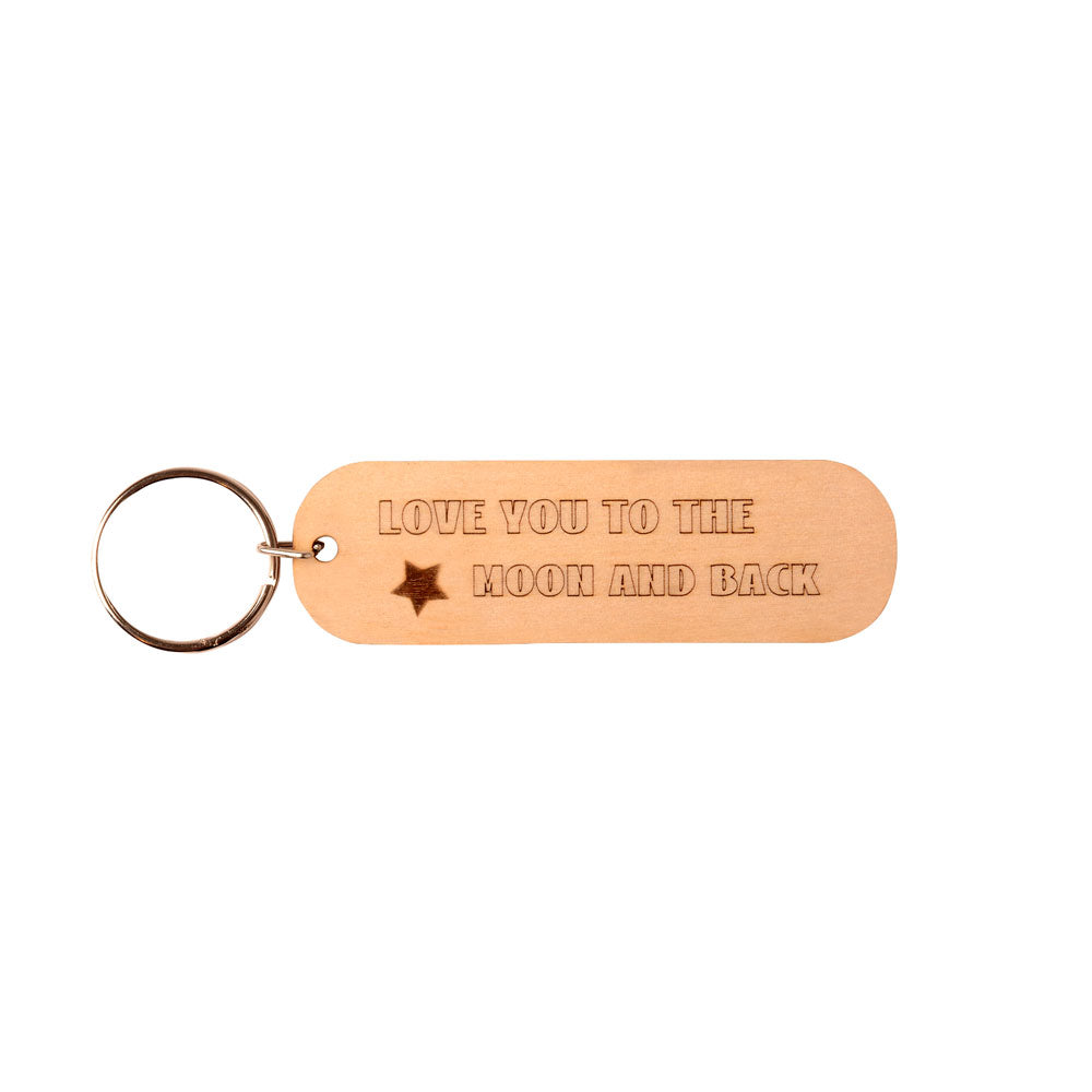 Love You To The Moon And Back Keychain