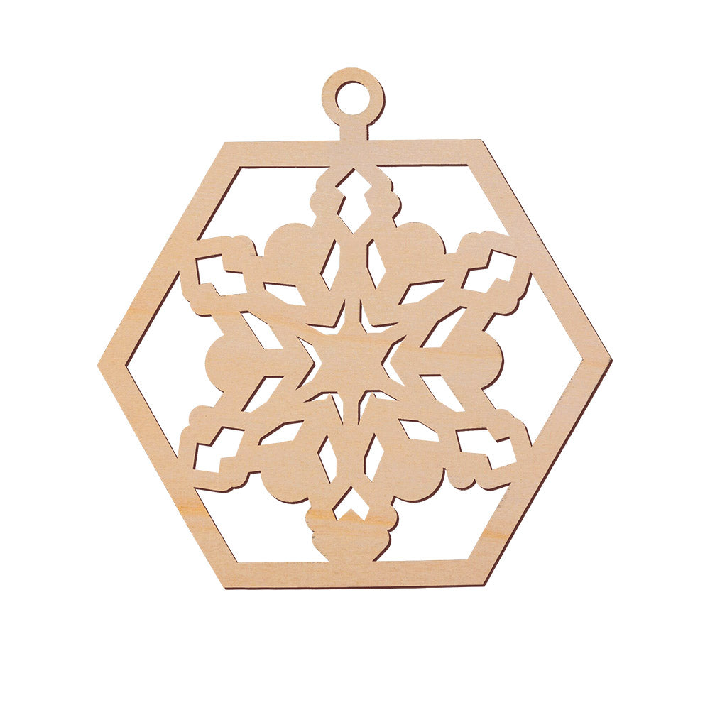 Hexagon Christmas Ornament